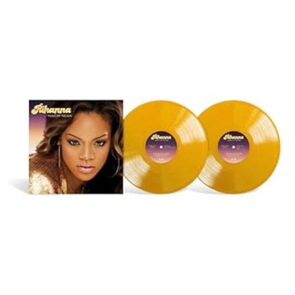 Rihanna - Music Of The Sun Rih-Issue Exclusive Yellow Colored Vinyl 2LP - Picture 2 of 2